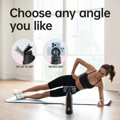 710ml or 950ml Insulated Sports Water Bottle with Magnetic Phone Holder