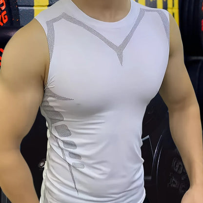 Men's Quick Dry Compression Workout Tank Top