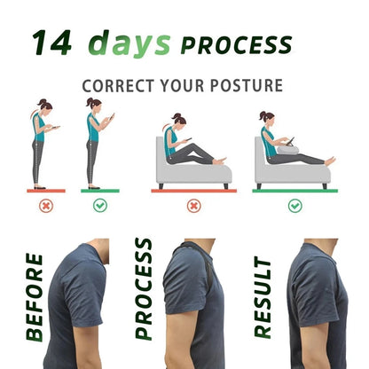 Adjustable Back Posture Corrector Shoulder Support Brace