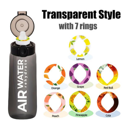 750ml Sports Water Bottle with 7 Fruit Flavor Pods