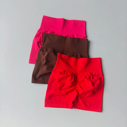 Women's High Waist Breathable Butt Lift Yoga Shorts