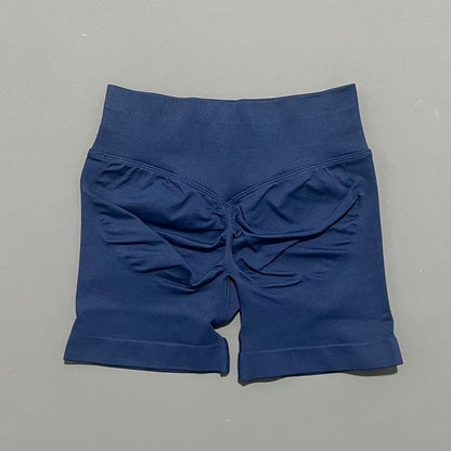 Women's Seamless Scrunch Butt Gym Biker Shorts