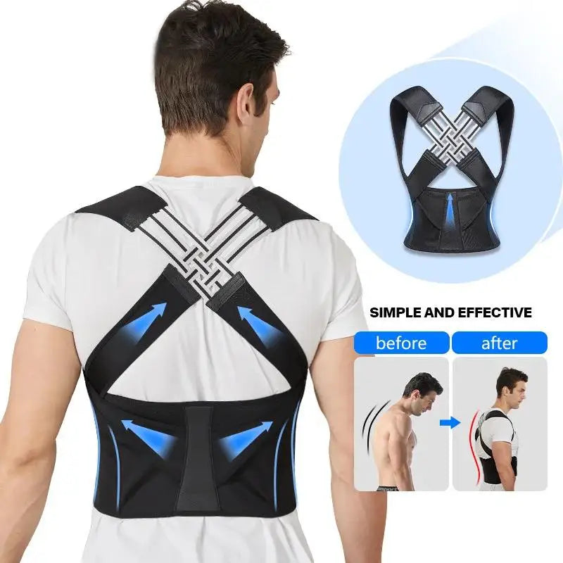 Adjustable Posture Corrector Back Support Belt