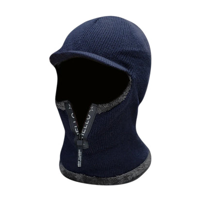 Men's Warm Wool Knit Hat with Ear Protection