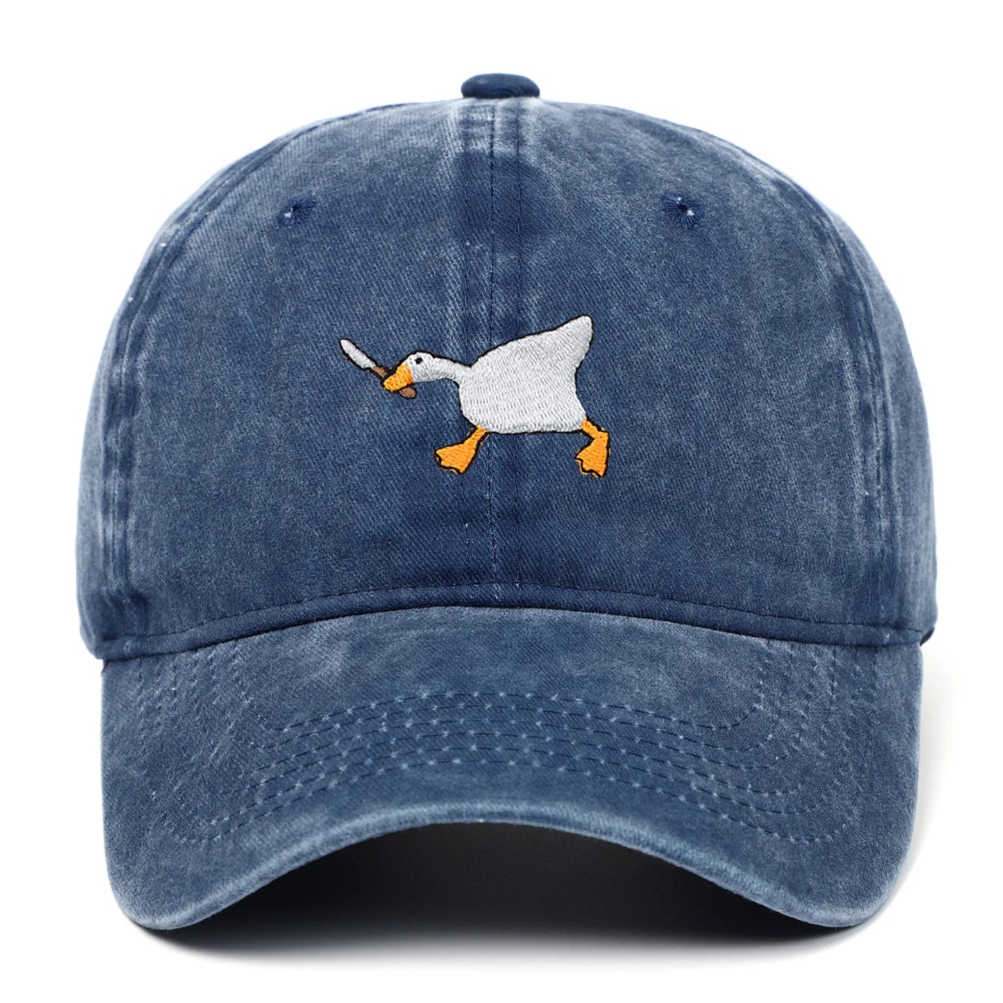 Unisex Embroidered Goose Baseball Cap
