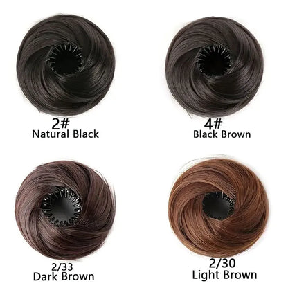 Synthetic Hair Bun Donut Updo Hairpiece for Women
