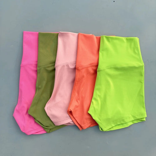 Women's High Waist Squat Proof Yoga Shorts