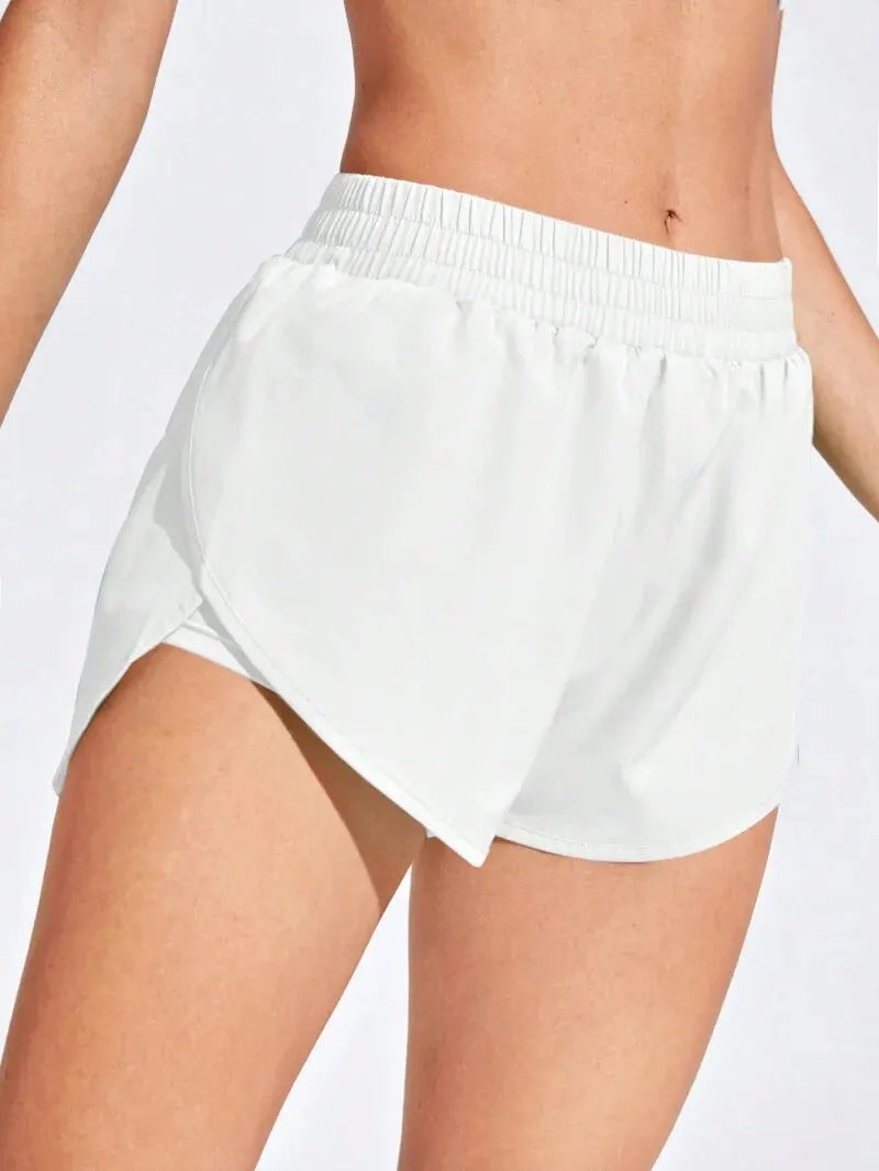 Women's Elastic Yoga Workout Shorts