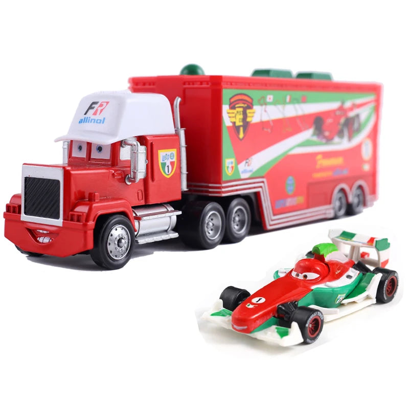 Pixar Cars Character Container Truck Toy Set