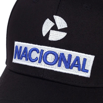 Ayrton Senna Racing Embroidered Baseball Cap for Outdoor Wear