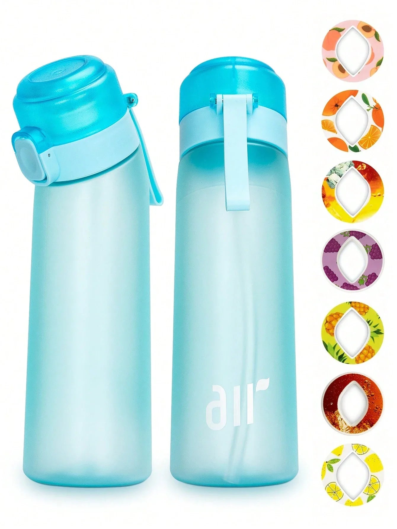 Leak Proof Sports Water Bottle with Flavor Pod