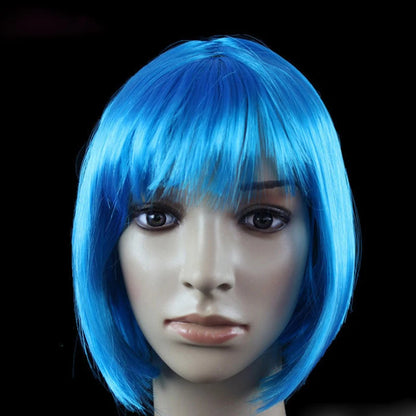 Short Bob Synthetic Cosplay Wig for Women