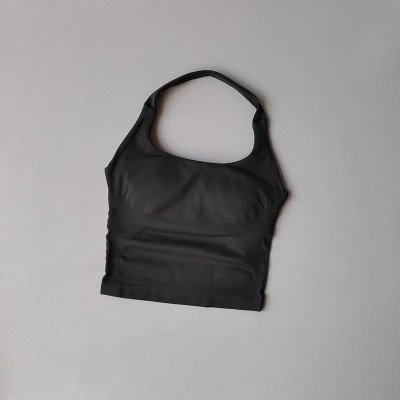 Women's Halter High Support Yoga Sports Bra