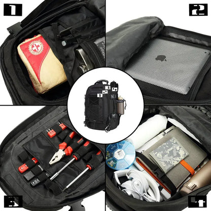 60L MOLLE Military Tactical Hiking Backpack