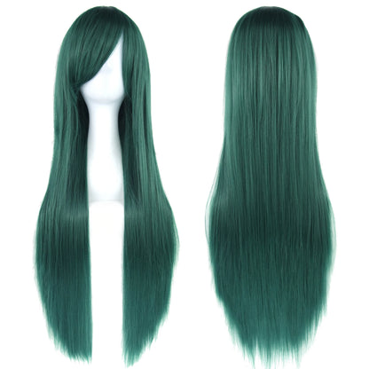 Soowee 80cm Long Synthetic Straight Cosplay Wig
