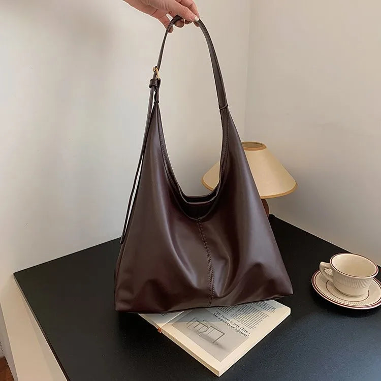 Women's Retro Large Tote Bag Shoulder Handbag