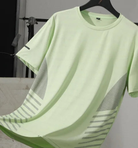 Men's Quick Dry Reflective Running T Shirt