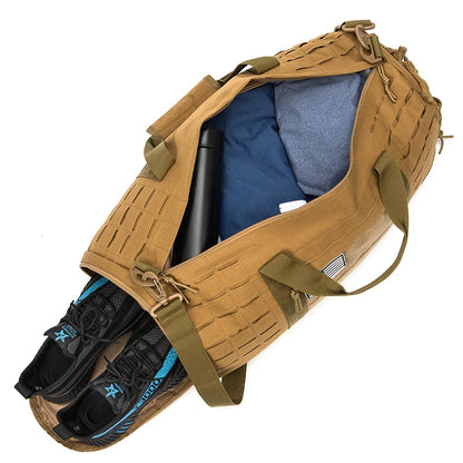 40L Men's Tactical Gym Duffle Bag with Shoe Compartment
