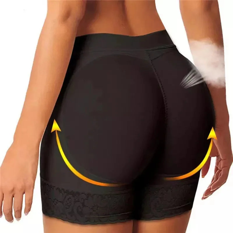 Women's High Waist Padded Butt Lifter Shapewear Panty