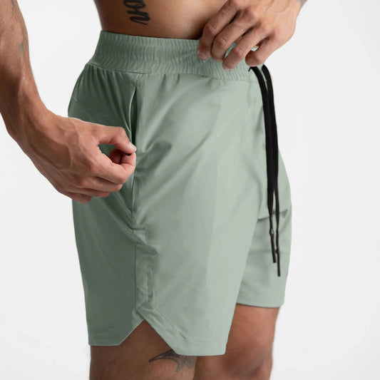 Men's Quick Dry Woven Running Fitness Shorts