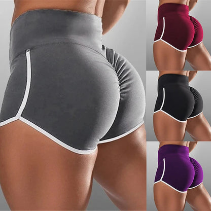 Women's Low Waist Stretchy Yoga Gym Shorts