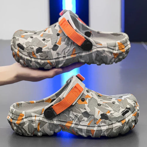 Men’s Camouflage EVA Garden Clogs Outdoor Sandals