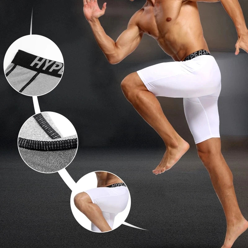 Men's Compression Training and Running Shorts