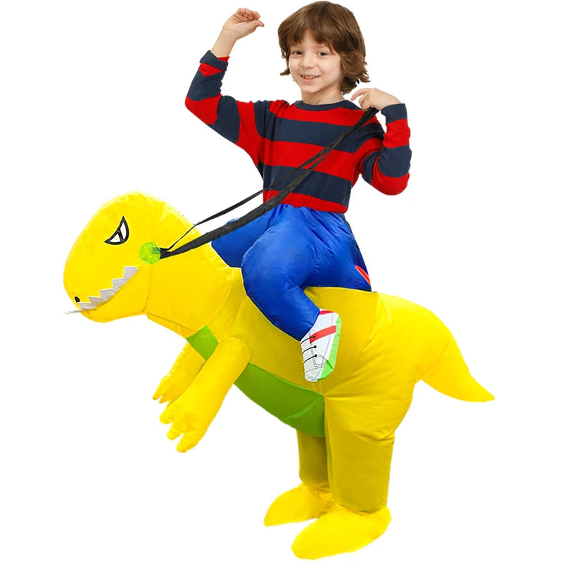 Kids Dinosaur Inflatable Costume for Halloween & Cosplay