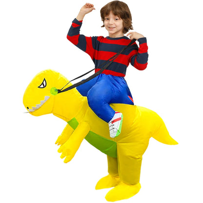 Kids Dinosaur Inflatable Costume for Halloween & Cosplay
