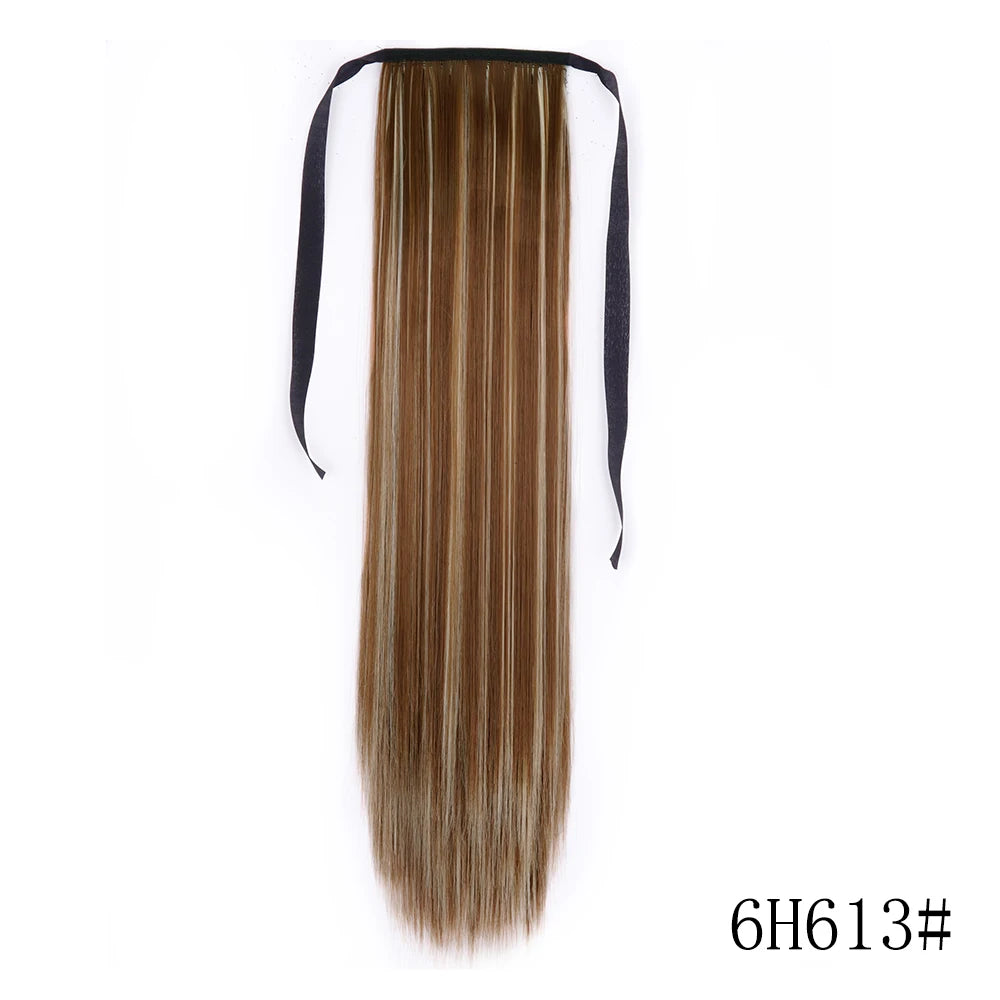 Long Straight Wrap Around Ponytail Hair Extension