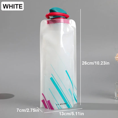 Portable Foldable PE Sports Water Bottle