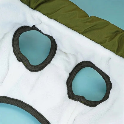 Large Dog Winter Jacket with Harness Waterproof Warm Coat for Dogs