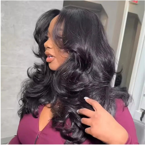 Women's Brazilian Body Wave HD Lace Front Human Hair Wig