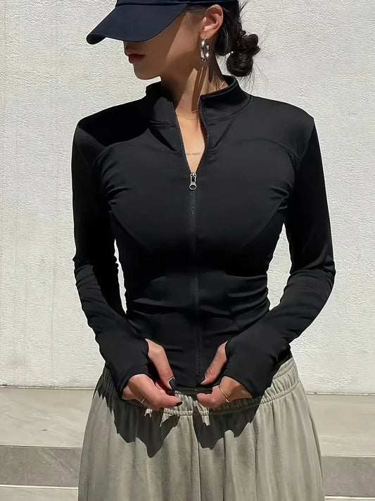 Women’s Quick Dry Athletic Jacket for Pilates & Running