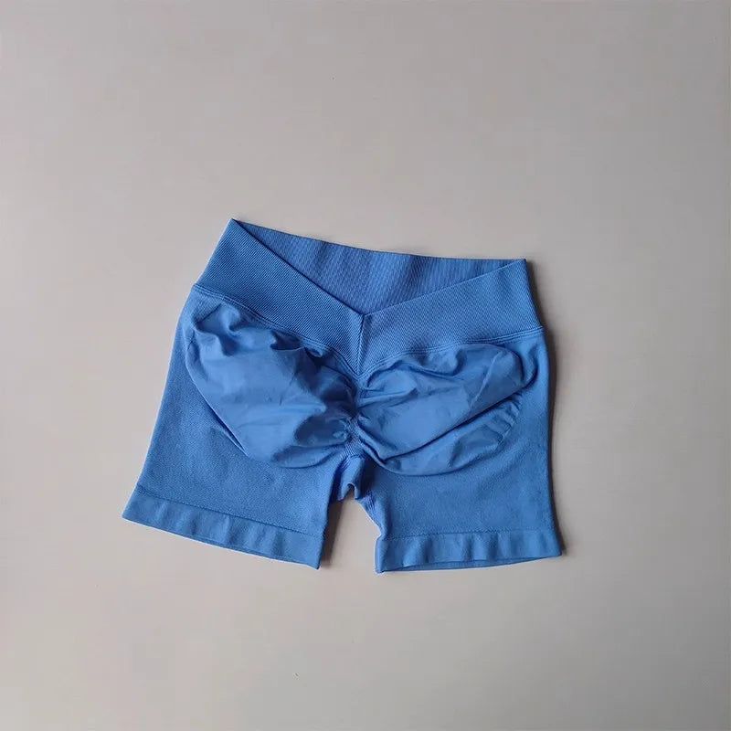 Women's High Waist V Shape Butt Lift Yoga Shorts