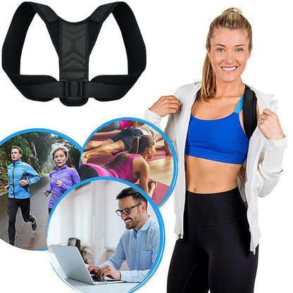 Adjustable Back Posture Corrector Shoulder Support Brace