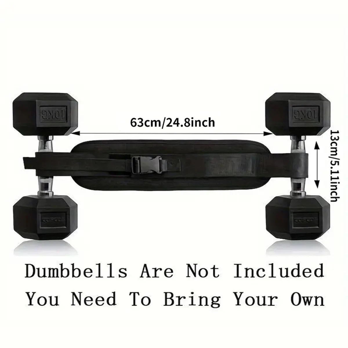 Adjustable Weighted Waist Belt for Home Workouts