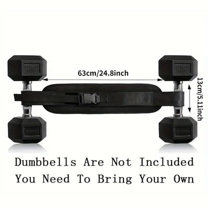 Adjustable Weighted Waist Belt for Home Workouts