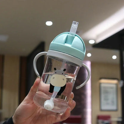 350ml Leak Proof Kids Sippy Cup with Gravity Ball Straw