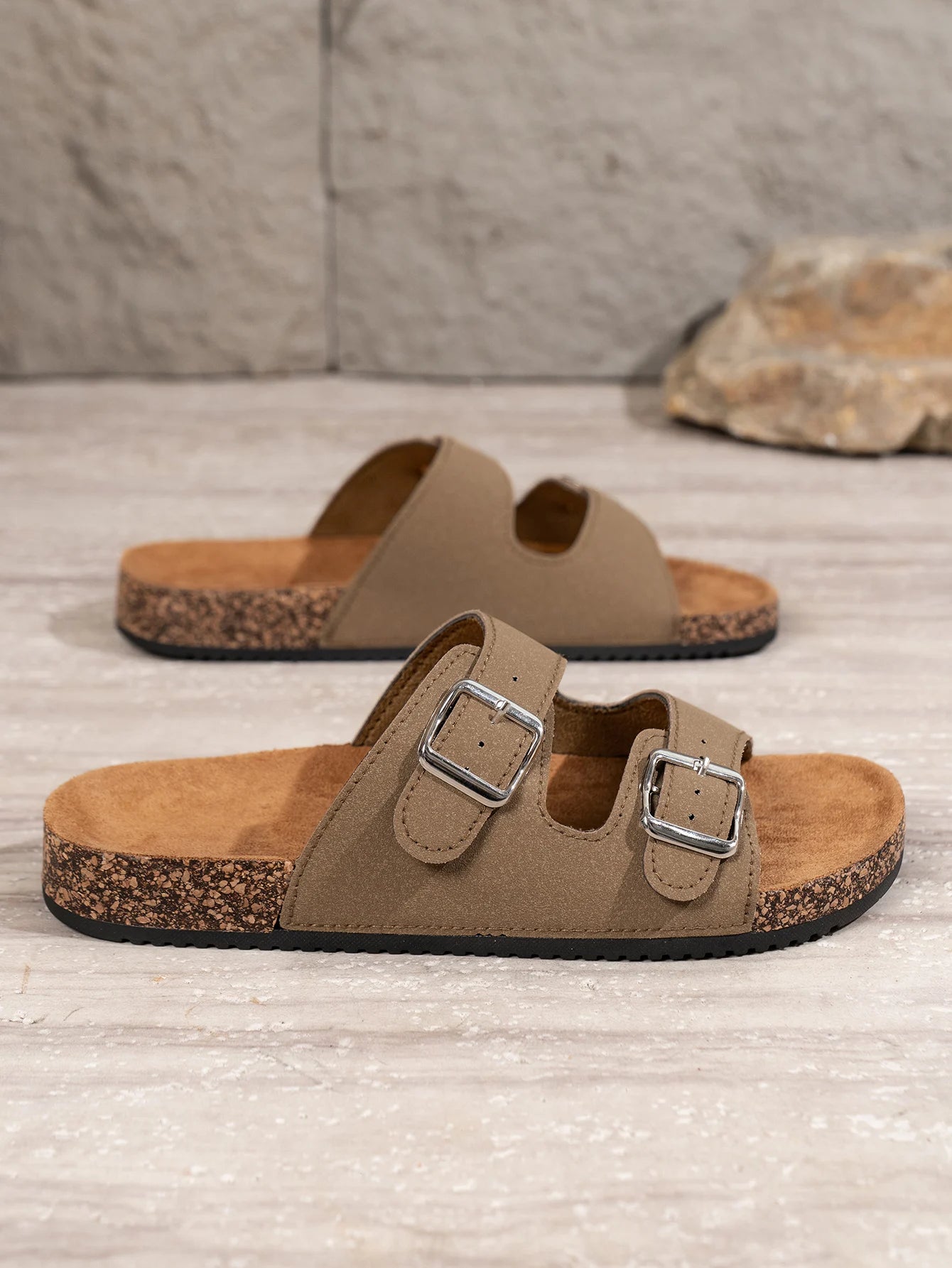 Men’s Waterproof Non Slip Slip On Slippers for Home & Outdoor Use