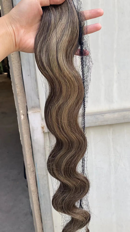 Colorful Ombre Body Wave Synthetic Hair Extensions