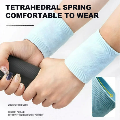 1 or 2 Pack Breathable Sweat Absorbing Sports Wristbands