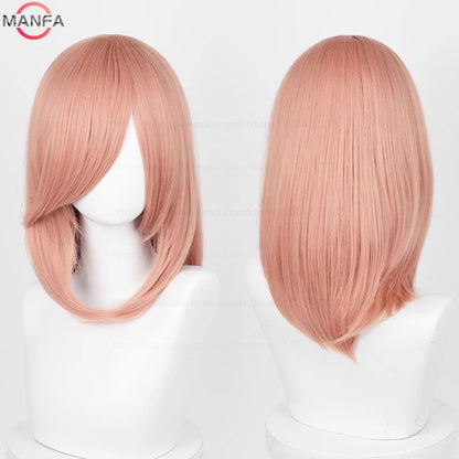 40cm Heat Resistant Anime Cosplay Wig with Bangs