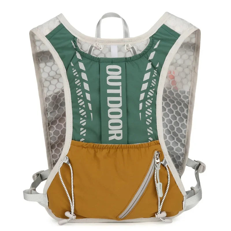 Reflective Running and Cycling Hydration Vest Backpack