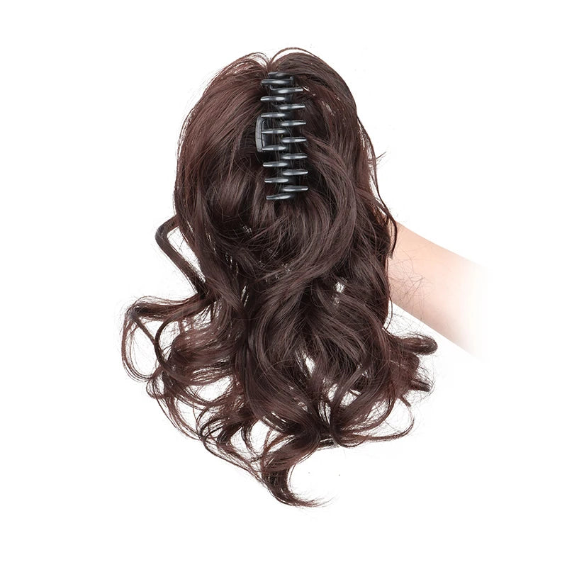 12 Inch Curly Claw Clip Ponytail Hair Extension