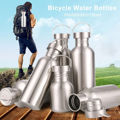 Portable Stainless Steel Cycling Water Bottle