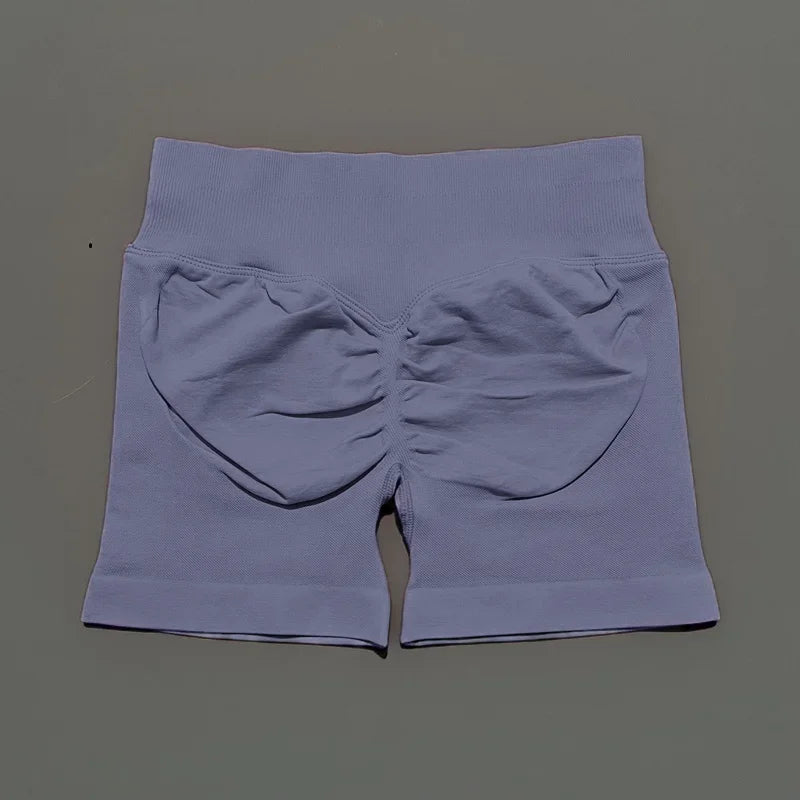 Women Fitness Workout Shorts Yoga High Waist Lift Butt Fitness Shorts Gym Running Sportswear Women Push Up Gym Leggings