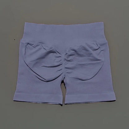 Women Fitness Workout Shorts Yoga High Waist Lift Butt Fitness Shorts Gym Running Sportswear Women Push Up Gym Leggings