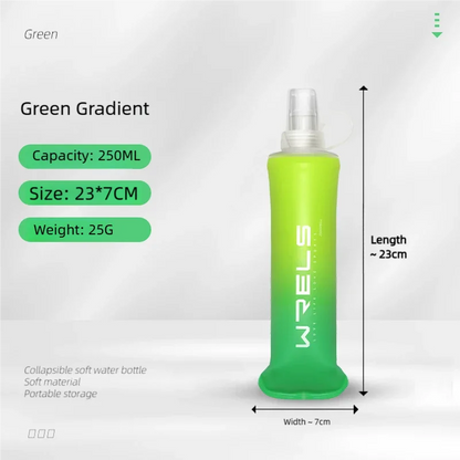TPU Collapsible Soft Flask Sports Water Bottle