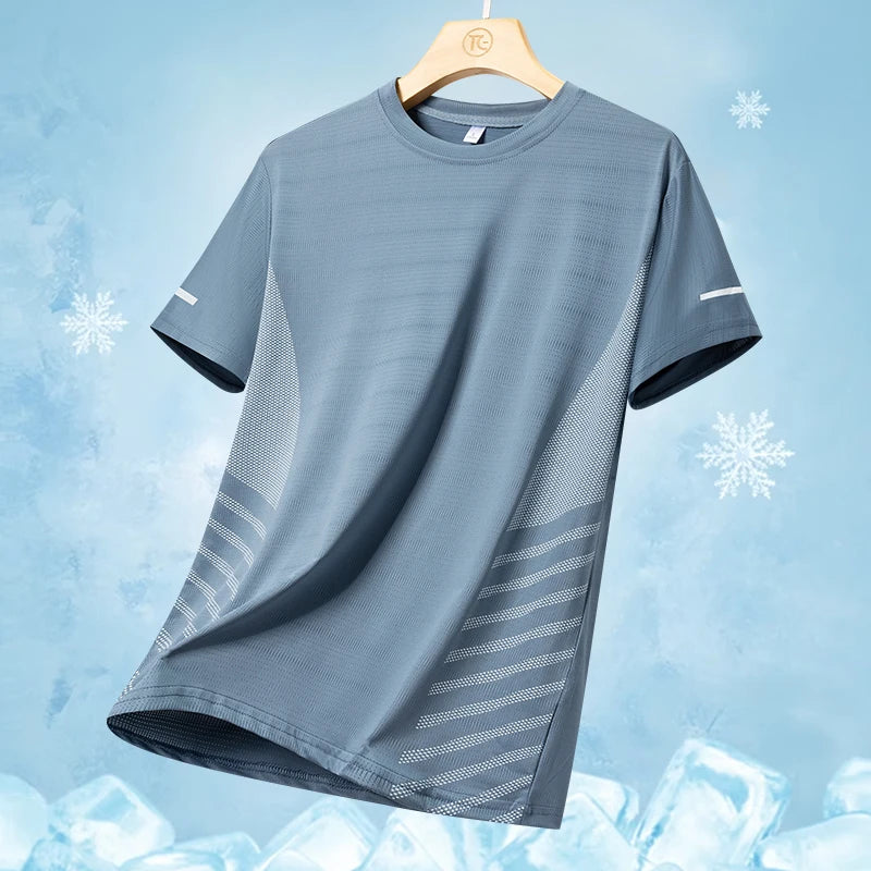 Men's Quick Dry Reflective Running T Shirt